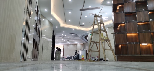 常平雄獅大酒店250㎡裝修工地圖_現(xiàn)場施工圖文直播